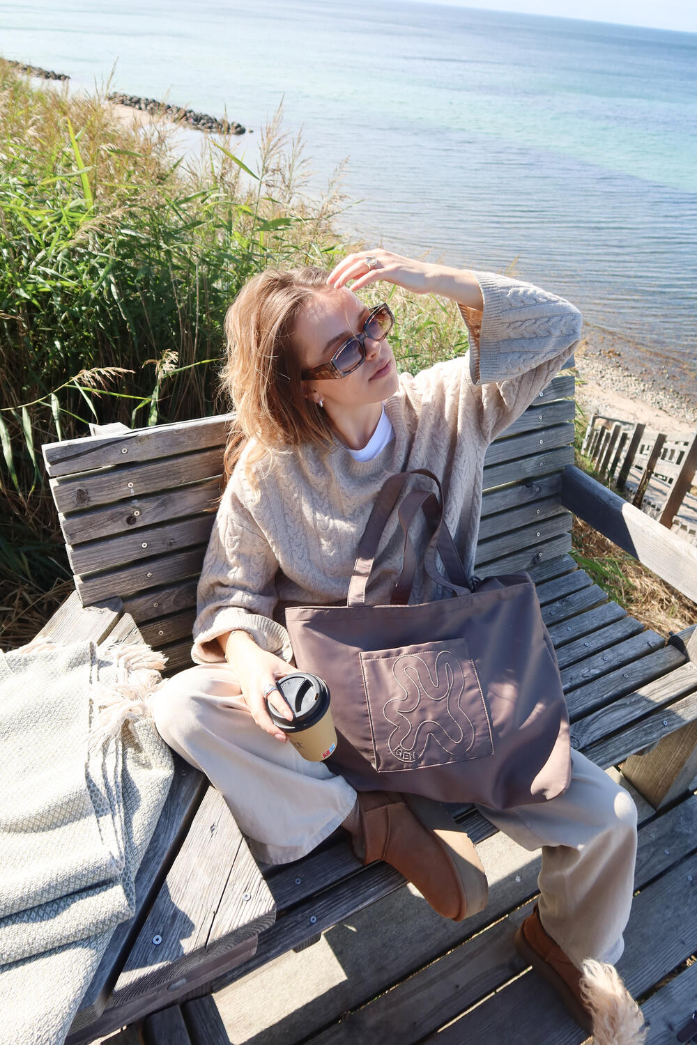 Signature shopper - grå